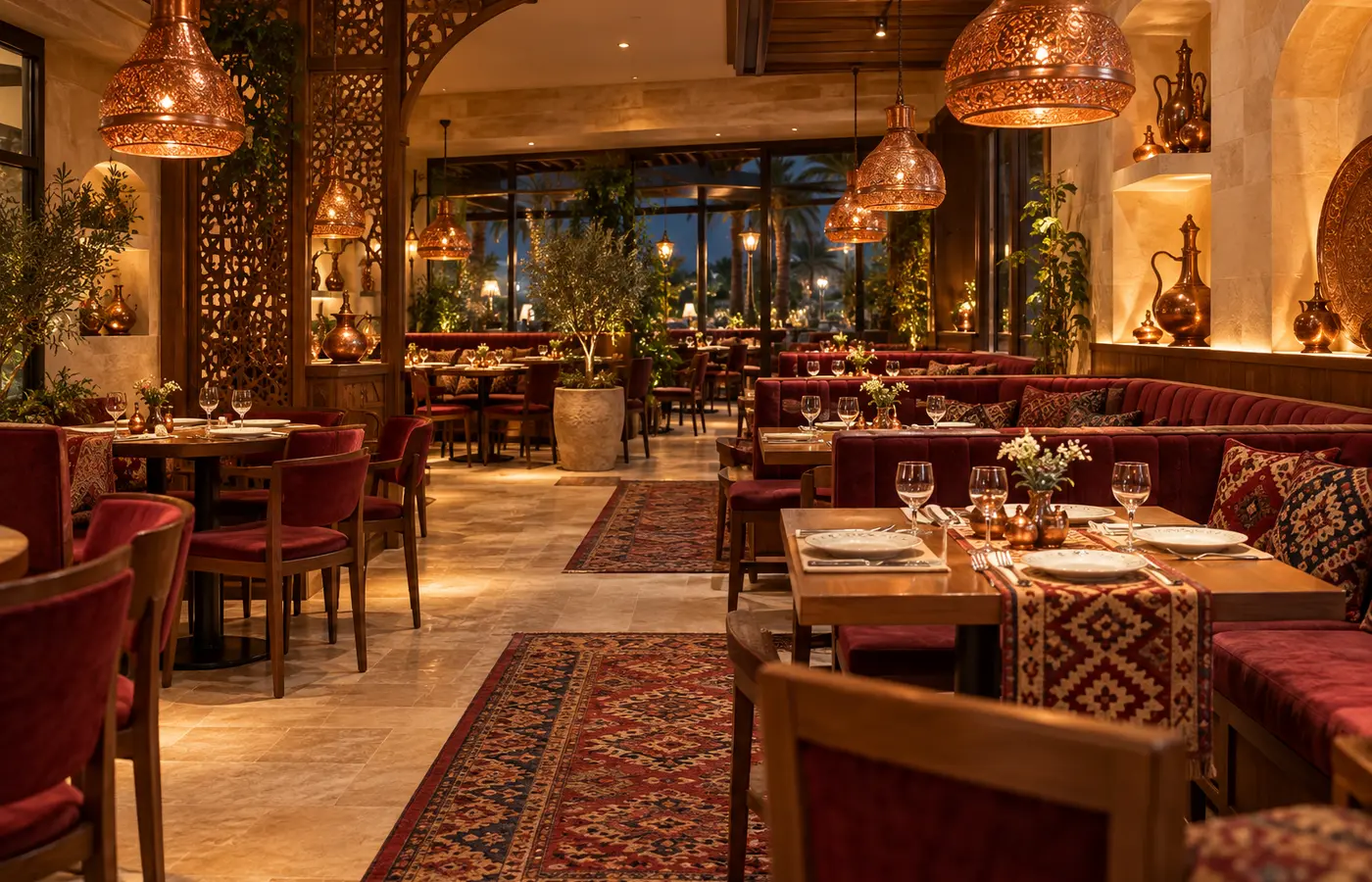 Urfa Sultan Sofrası sıcak restoran atmosferi